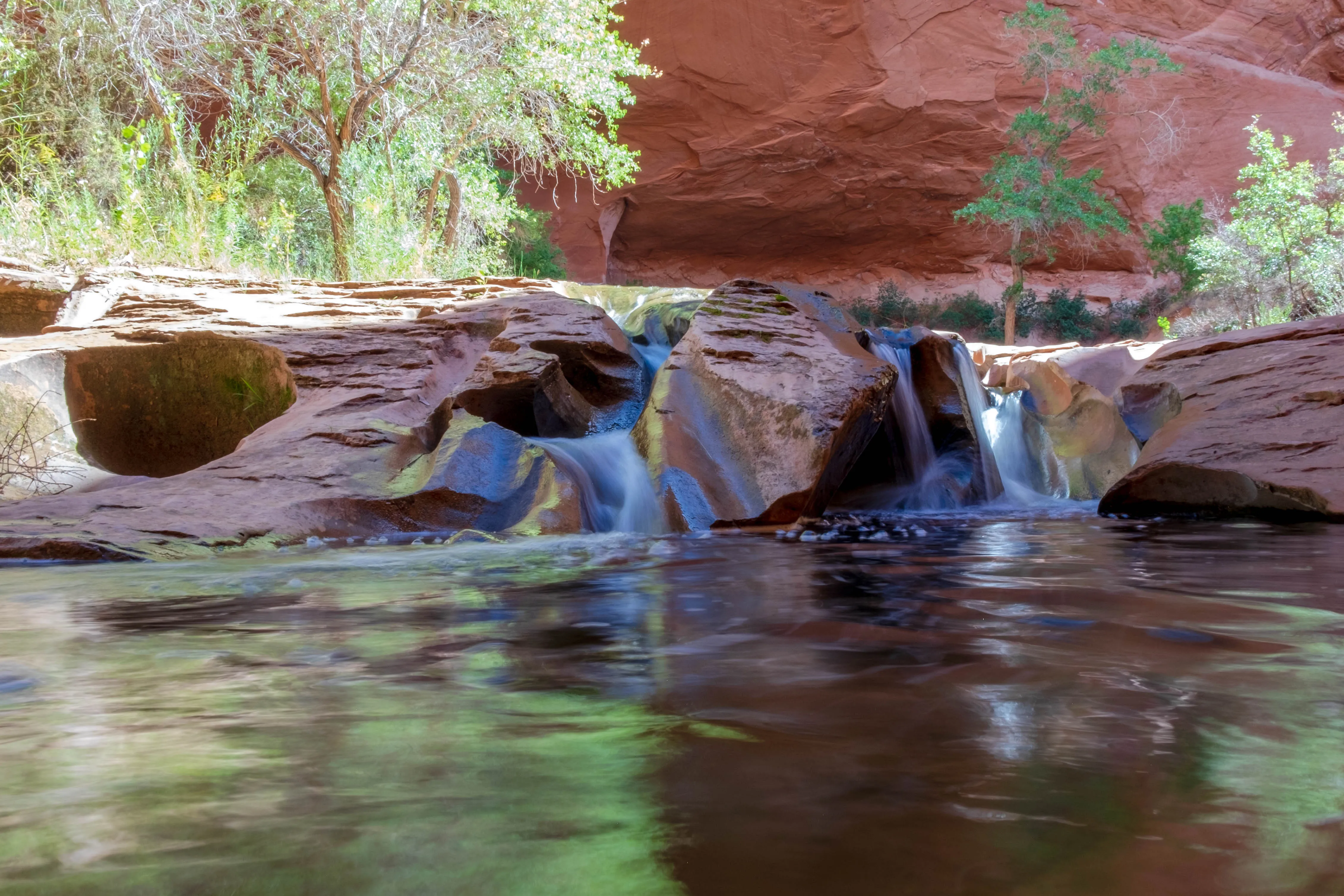 Swiss Cheese Waterfall