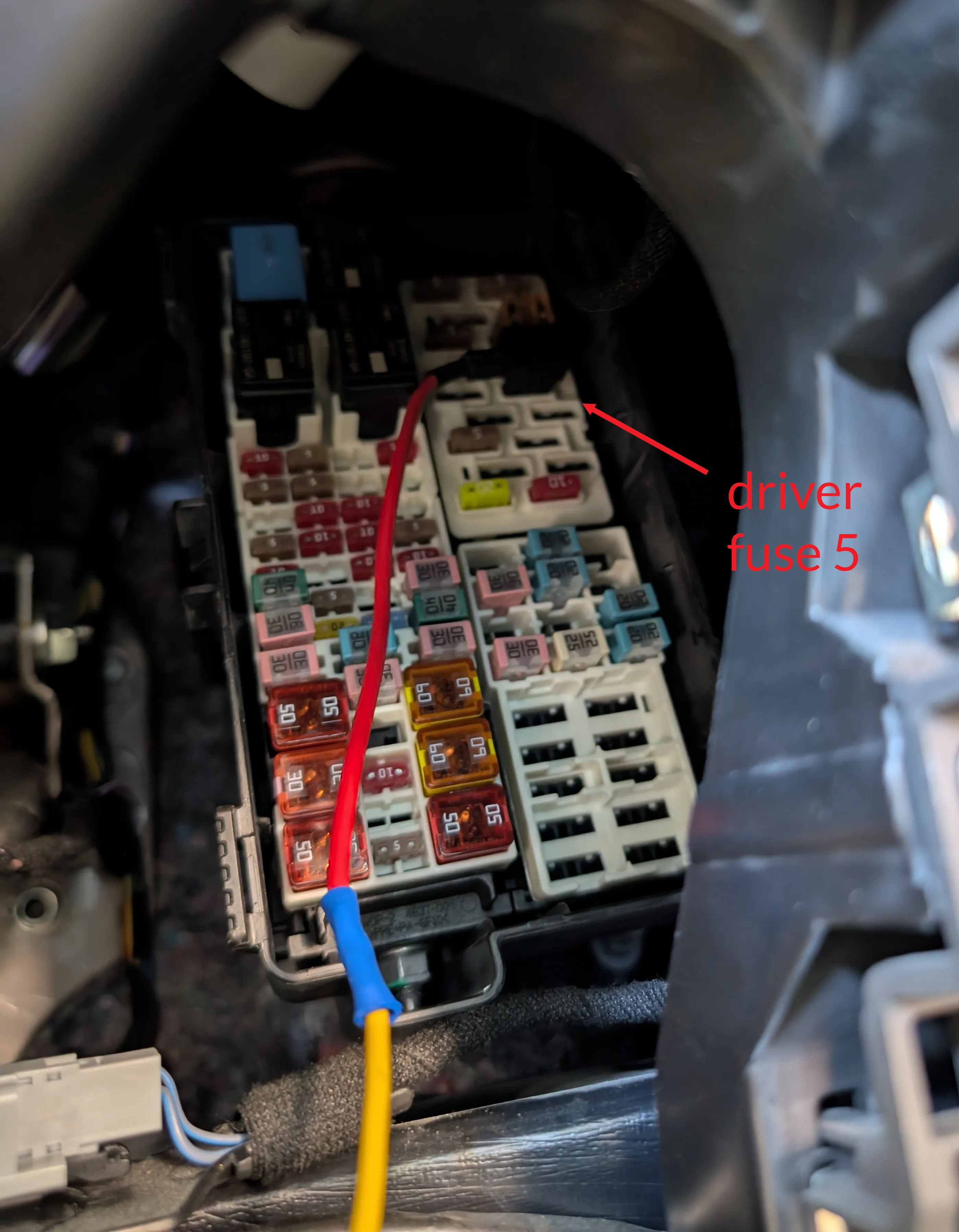 driver fuse block